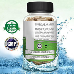 Cápsulas Veganas de Shilajit del Himalaya de Marca Privada con Probióticos y Prebióticos para el Apoyo Inmunológico y la Digestión en Adultos, 60 Cápsulas/Botella - Product Image 3