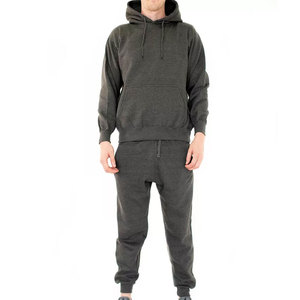 Mens Solid Jogging Tracksuits <b>Hoodie</b> <b>Polyester</b>/Cotton Quick Dry Breathable - Product Image 1
