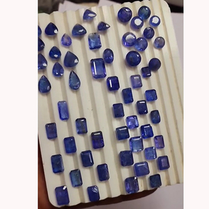57 piezas de tanzanita Natural 7mm a 13mm Rectángulo Pera Faceta redonda 135 Cts Lote Iroc Ventas Corte de alta calidad Piedra preciosa suelta - Product Image 2