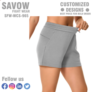 <b>Women</b> Striped Print Casual <b>Shorts</b> Lightweight Polyester or Rayon Blend with Elastic Waist Side Pockets for Summer Streetwear - Product Image 5