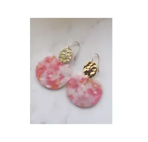 Colorful Resin earring Handmade Earrings Beads Accessories Bridal Girls Jewelry Earrings Ear on Clip party ware items