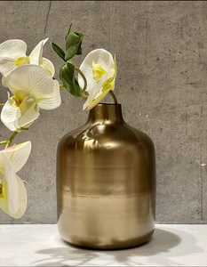 Vase à fleurs en fer de Style rouillé or classique décoration de Table de mariage faite à la main pour un usage domestique - Product Image 2