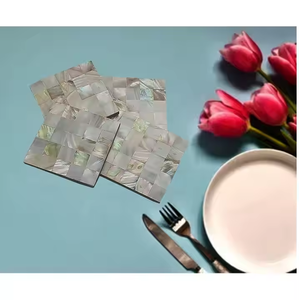 Posavasos de Taza de Té de Nácar de Alta Calidad y Durabilidad, Artesanía Clásica, Piedra Natural para el Hogar u Hotel - Alfombrillas y Protectores al por Mayor - Product Image 6