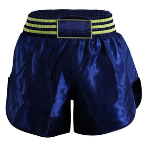Pantalones cortos de entrenamiento de Muay Thai, tela de poliéster transpirable para práctica diaria, pantalones cortos para entrenamiento de Muay Thai, suaves - Product Image 1