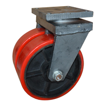 Roue pivotante en acier inoxydable robuste usinée CNC pour les services de fabrication industrielle