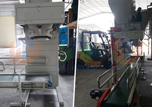 Semi-<b>automatic</b> TBM-SB00 Series Bagging <b>Machine</b>, for Sawdust, Flakes 10kg 20kg 25kg 40kg 50kg, Kraft Bag Filling and Packing - Product Image 2