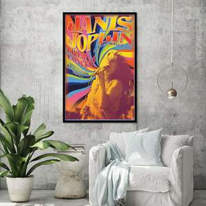 Janis Joplin Live in Concert <b>Poster</b> Paper Wall Art - Product Image 1