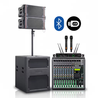 Sistem Speaker Line Array Profesional HD, Sistem Suara Karaoke, Sistem Audio untuk Konser Outdoor, Speaker Line Array Aktif