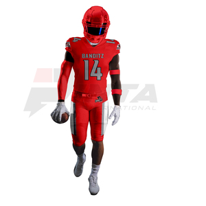 Kit de fútbol americano de estilo profesional, camiseta y pantalones sublimados personalizados para equipos universitarios Kit de uniforme de fútbol americano juvenil - Product Image 5