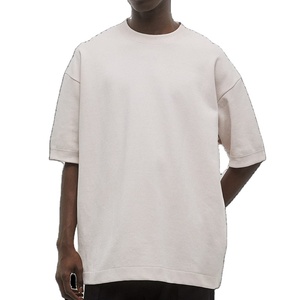 T-shirt personnalisé vierge de haute qualité, imprimé sérigraphié, respirant, coupe décontractée, 100 % coton, pour hommes, vente en gros - Product Image 1