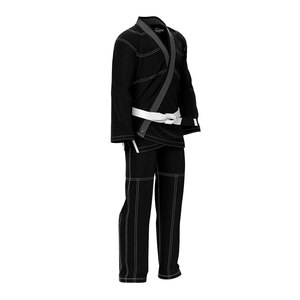 Uniforme de Karate de diseño 100 algodón Unisex, ropa deportiva de Color blanco personalizada, con logotipo de entrenamiento personalizado, jiu-jitsu-gi - Product Image 3