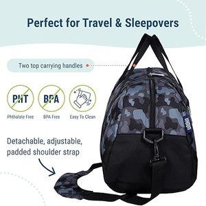 Bolsa de deporte y gimnasio de alta capacidad de camuflaje personalizada, bolsa de viaje urbana ligera para exteriores con diseño sólido a prueba de agua - Product Image 3