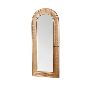 Diseño de hotel de lujo los mejores espejos de ratán tejido de pie en estilo de hotel y Resort - Product Image 1