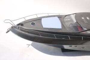 Bằng gỗ sunseeker Predator 64 màu đen và màu xám hải lý sơn thủ công Tốc độ mô hình tàu - Product Image 4