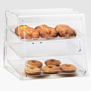Vitrine à donuts en acrylique transparent moderne de qualité supérieure, prix d'usine 2025, élégante et autoportante pour les donuts frais - Product Image 4