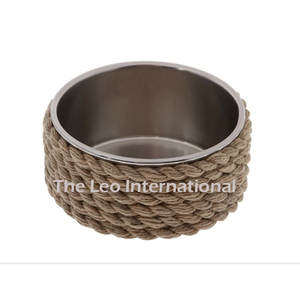 Ensemble de 6 sous-verres en pierre pour verres et tasses, pour la salle à manger et le bureau, cadeau de déménagement unique, avec support métallique - Product Image 5