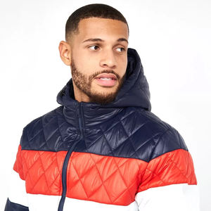 Chaquetas Acolchadas de Lona con Capucha para Hombre, Logotipo Personalizado al por Mayor, Ropa de Abrigo Transpirable para Invierno, Estilo Burbuja con Color Frontal - Product Image 4