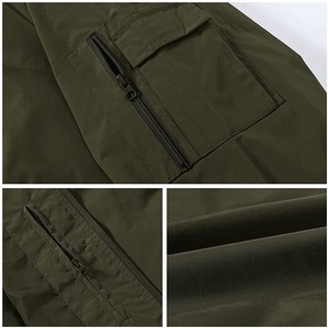 Nouveau Col Coton Zip Up Casual Bomber Hommes Veste D'hiver De Haute Qualité En Gros Pour Hommes De Haute Qualité Pas Cher Prix Personnaliser Taille - Product Image 3