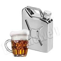 SWJC-42 5oz En Acier Inoxydable Petit Portable Jerry Peut Forme D'alcool Bouteille Flacons pour les boissons alcoolisées pour hommes