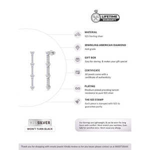 Pendientes de diamantes en forma de corazón - Product Image 2