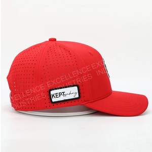 Casquette de baseball de style vintage unisexe à 5 panneaux de haute qualité imprimée sur mesure Sports de plein air fabriqués au Pakistan ajustés en gros - Product Image 4