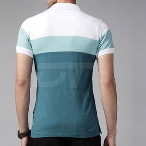 Polo pour homme de qualité supérieure avec contraste de couleur Polo pour homme fabriqué avec le meilleur matériau en gros - Product Image 3