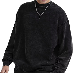 Sweat-shirt à motif solide OEM pour hommes, de haute qualité, fabriqué sur mesure, vêtements décontractés pour l'hiver, logo personnalisé Créez votre propre marque - Product Image 1