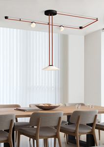 Cone d'éclairage sur rail LED 20W DC48V 4000K Système d'éclairage sur rail textile noir Nouveau éclairage de ceinture magnétique décoratif tissé moderne Intérieur - Product Image 2