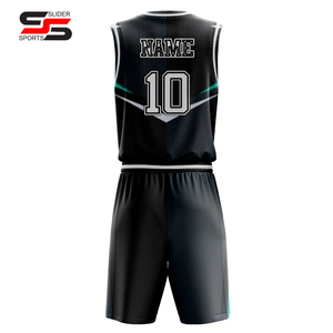 Uniforme de basket-ball de vêtements de sport fabriqué au Pakistan uniforme de basket-ball imprimé personnalisé à bas prix - Product Image 4