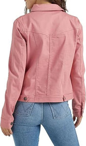 Veste en jean personnalisée 100% coton lavé bon marché pour femmes Veste en jean de haute qualité pour femmes avec service OEM - Product Image 2