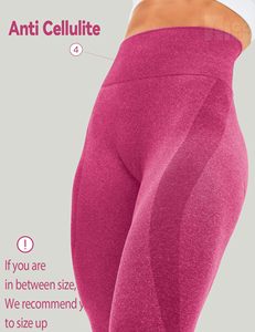 Nouveau Style taille haute sans couture Leggings Shorts de gymnastique Fitness Yoga court Scrunch sport Yoga Shorts Spandex rose pantalon court - Product Image 5
