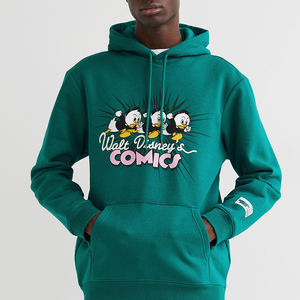 Sweat-shirts surdimensionnés Streetwear à logo personnalisé pour hommes, sweats à capuche épais et teints dans des tons unis, nouveauté, vêtements d'hiver pour l'automne - Product Image 6