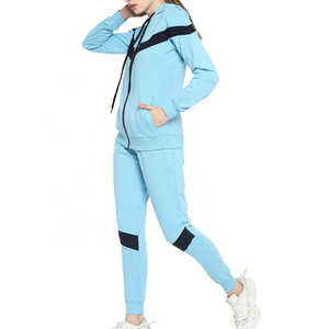 Survêtement décontracté pour femmes pull-over blanc en coton polaire OEM logo personnalisé vêtements d'entraînement pour femmes survêtement pantalon ensembles survêtement 2025 - Product Image 2