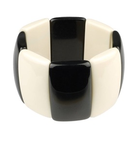 Bracelet vintage style ange, extensible, épais, en résine, fait main, ensemble de bijoux pour femme, bracelets à breloques - Design de gros - Product Image 1