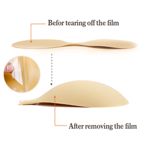 Sujetador adhesivo de una pieza sin costuras, sujetador adhesivo reutilizable, diseño Sexy sin mangas para Club nocturno, accesorios íntimos de boda - Product Image 5