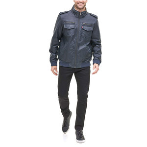 Chaqueta de Cuero de la Mejor Calidad, Nuevo Estilo, Chaqueta de Cuero de Color Sólido, Chaqueta de Cuero a Precio Razonable - Product Image 6