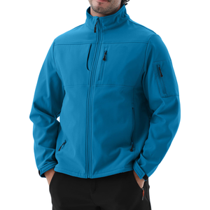 Veste d'extérieur à fermeture éclair avant très vendue pour hommes, logo personnalisé, design unique, streetwear haut de gamme, veste softshell pour hommes - Product Image 2