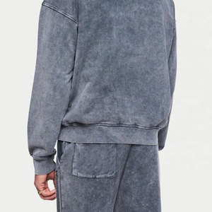 Survêtement d'hiver à capuche délavé à l'acide, matière douce, tissu respirant, idéal pour les tenues décontractées - Product Image 6