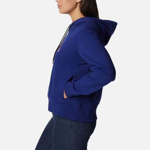 Sweats à capuche personnalisés pour femmes de haute qualité 100% coton poids lourd surdimensionné broderie imprimé logo conception pull à capuche pour femmes - Product Image 3