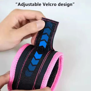 Bajo MOQ Correas de tobillo impermeables personalizadas con protección para levantamiento de pesas y máquinas de cable-Rosa unisex - Product Image 4