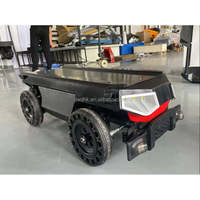 Plateforme de châssis de robot UGV à roues métalliques, kit de robotique à quatre roues motrices pour robots spéciaux
