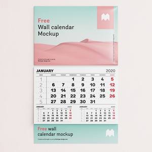 Calendario de pared Rosa Gruplar Zukhruf personalizado, Material de PP de primera calidad, diseño único para la industria alimentaria, embalaje e impresión - Product Image 2