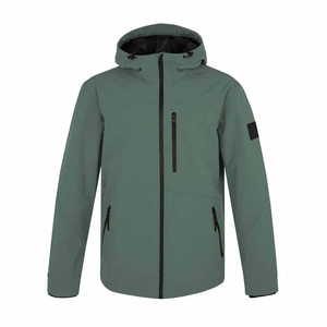 <b>Lightweight</b> Hooded Softshell <b>Jackets</b> for <b>Men</b>-Breathable Waterproof Eco-Friendly Casual Wear - Product Image 1