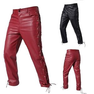 Pantalon en cuir avec logo personnalisé pour unisexe, pour un usage quotidien - Product Image 4