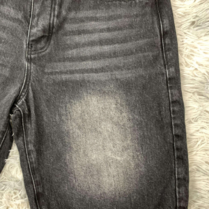 Pantalones Cortos Vaqueros Holgados de Mezclilla 100% Algodón para Hombre, Estilo Vintage, Transpirables, con Múltiples Botones, Estilo Urbano, Venta al Por Mayor Personalizada - Product Image 3