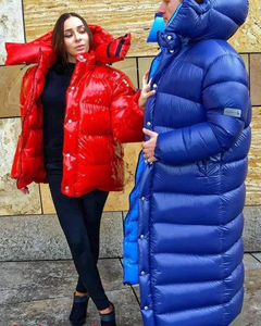 Chaqueta de Invierno para Mujer, de Alta Calidad, Acolchada, con Capucha, de Lona Transpirable, Rellena de Poliéster, Estilo Casual, con Exterior de Algodón - Product Image 4