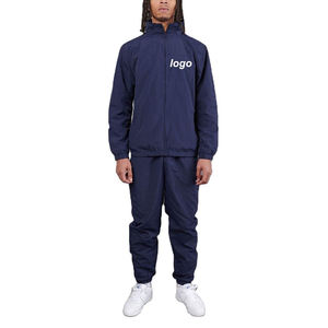 Ensemble de jogging vierge coupe-vent décontracté personnalisé Cargo Sport Concevez votre propre ensemble de survêtement en polyester pour hommes - Product Image 2