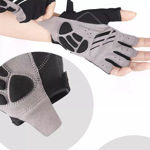 Vente en gros de gants de cyclisme demi-doigts Gants de vélo de course respirants en cuir avec gel pour l'équitation thermique-Caractéristiques pour le voyage - Product Image 6