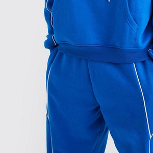 Survêtements d'hiver à logo personnalisé Sweat-shirt en éponge française Sweat-shirt unisexe respirant et lourd Style de jogging surdimensionné pour hommes - Product Image 6