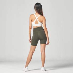 Tissu léger extensible dans les 4 sens 83% polyester recyclé et 17% Spandex Body Fit Khaki Essential 7 pouces Short de cyclisme - Product Image 2
